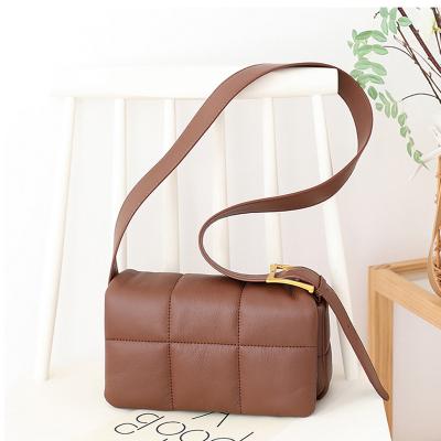 China New Fashion Women's Fashion Casual Western Style PU Leather Shoulder Bag Simple Western Style Ladies Handbag Chain Purse For Phone Holder for sale