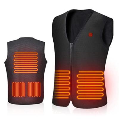 China 2021 Hot Sale Usb Casual Interface Constant Temperature Heating Jackets Smart Waterproof Heating Trap Electric Heating Vest for sale