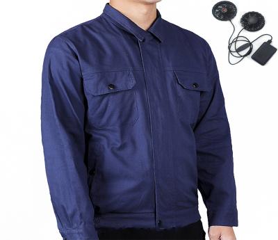 China RTS Spot Summer 7.4v Heat Protection Refrigeration Workwear Shirt Cooling High Temperature Filling Welding Clothes With USB for sale