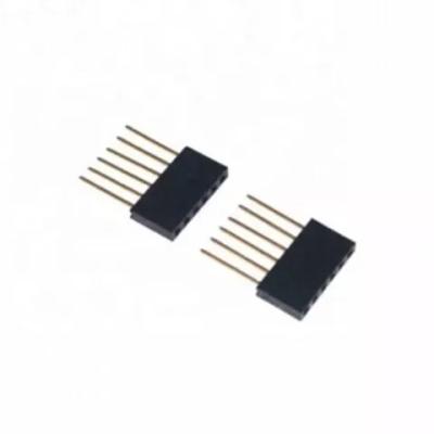 China PC104 Pin Female Pin Header Socket 2.54 Pitch 6P 8P 10P Single Pin Pitch 11MM Connector PC104 for sale