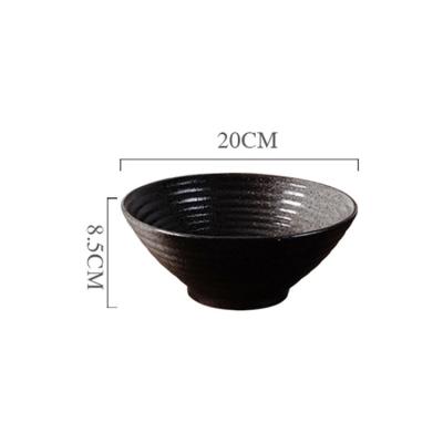 China 8 Inch Sustainable Custom Design Solid Color Round Shape Creative Ceramic Dessert Bowl for sale