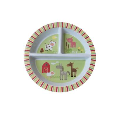 China 2021 Contemporary Wholesale Melamine Dishes Dinner Plates Custom Melamine Plastic For Kids for sale