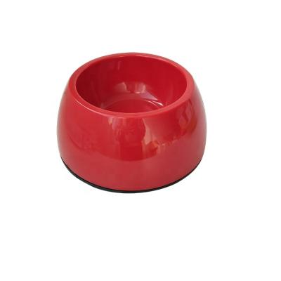 China Factory Hot Selling Disposable Melamine Pet Bowl Red Plastic Pet Food Bowl Disposable Pet Bowls For Cat And Dog for sale