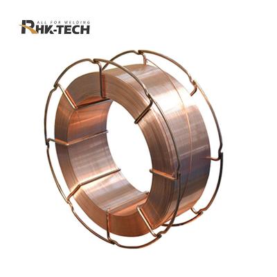 China RHK Cheap Price 0.8mm 1mm 1.2mm Welding CO2 Welding Copper MIG Welding Wire ER70S-6 for sale