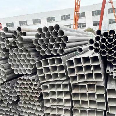 China Arquitetura decoração tubo de aço inoxidável 202 tubo de aço inoxidável vidro corrimão tubo de aço inoxidável bom desempenho de processamento e alta resistência à venda