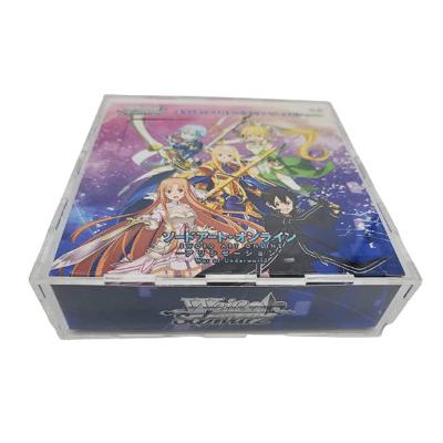 China Weiss Schwarz Display Quality Class Pokemon Weiss Schwarz Thruster Display Box Custom Acrylic Display Case Box for sale