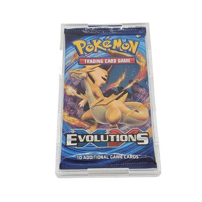 China Acrylic Display Pokemon Booster Pack Showcase Box Premium Quality Framing Custom Grade Acrylic Booster Pack Box for sale