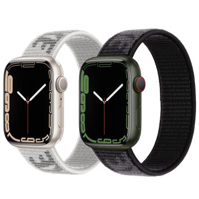 China Sports Adjustable Nylon Strap For Apple Watch Band Se 6 7 5 4 3 Smartwatch Strap Buckle Strap 44mm 40mm 42mm 38mm 41mm 45mm Adjustable for sale