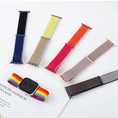 China Unique Breathable Nylon Buckle Replacement Sport Strap Band For iwatch 41mm 45mm 42 44 38 40 For Apple Watch Series 1 2 3 4 5 6 7 Bands for sale