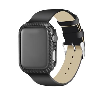 China Plastic Cover Case For Apple Watch 5 Apple Watch Case 4 3 iwatch 42mm Frame Carbon Cover Clock Call Watch 44mm/40mm 38mm Protective for sale