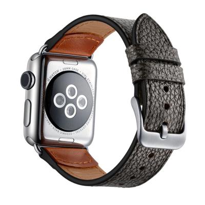 China Genuine Leather Leather Watch Strap For Apple Watch Band 42mm/38mm iwatch Series 5 4 3 Wrist Band Bracelet Belt Accessories for sale