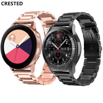 China Luxury Brand Stainless Steel Strap For Samsung Galaxy Watch 4 Huawei Watch GT Strap 22mm Watch Band Amazfit Beep Strap for sale