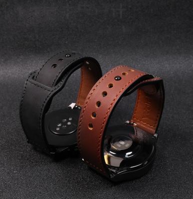 China 20mm Leather Strap Band 22mm For Huawei GT/2/Pro Active Galaxy 3 45mm/42mm/46mm Samsung Galaxy 2 Watch 4/Classic 44mm Strap Wristband for sale