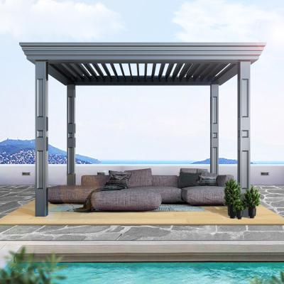 China Easily Assembled High Grade Motorized Aluminum Pergola for sale