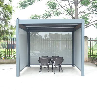 China Easily Assembled Outdoor Gazebo Motorized Aluminum Bioclimatic Pergola for sale