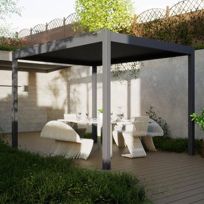 China Easily assembled apply for gardening electric outdoor pergola for sale