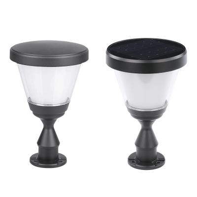 China Aluminum Landscape Outdoor Garden Solar Light Light Control 3000k 6000k For Gate Pillar for sale