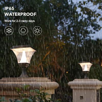 China Intelligent  Solar Pillar Light IP65 Water Resistant Multipurpose for sale