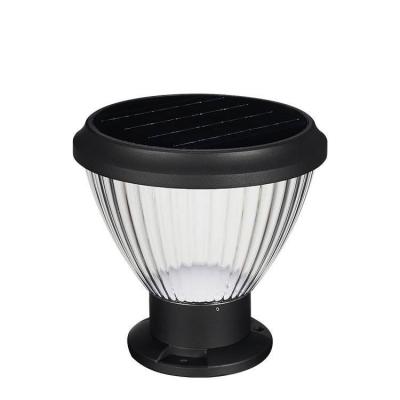 China Monocrystalline Solar Panel Solar Powered Pillar Lights IP65 20W Cast Aluminum for sale