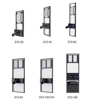 China Luz ajustable solar para todo clima del estacionamiento del sensor del ángulo ligero de calle de 100w 150w 200w LED en venta