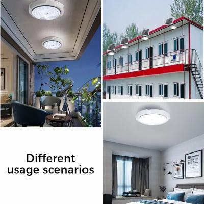 China Remote Control 6000K Customized Color Solar Ceiling Light With Large Capacity Battery for sale