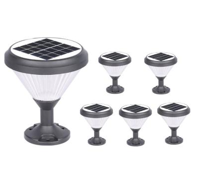 Chine 6pc ensemble de lampe solaire de poste LED décor jardin lumières pour pelouse DIE-casting aluminium à vendre