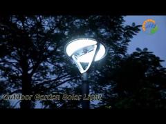 Street Outdoor Garden Solar Light 20W 5V Round Remote Control Waterproof