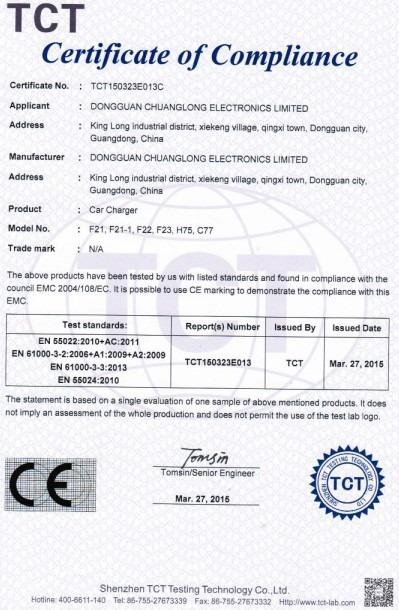 CE - Shenzhen Taiworld Technology Co., Ltd.