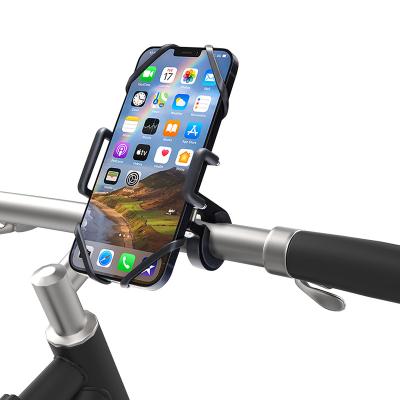 China Silicone Band Adjustable Universal Adjustable Motorcycle Bicycle Motorcycle Navigation Phone Holder for sale