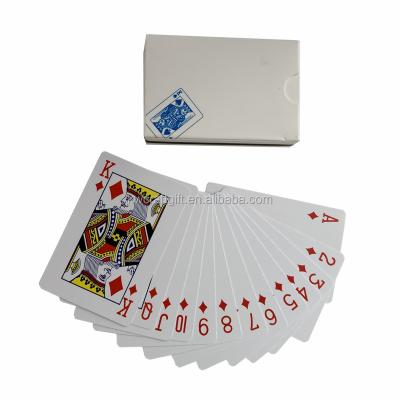 China Entertainment Hot Selling White Raw Paper Box With Plastic Game Card Accept Customized Logo for sale