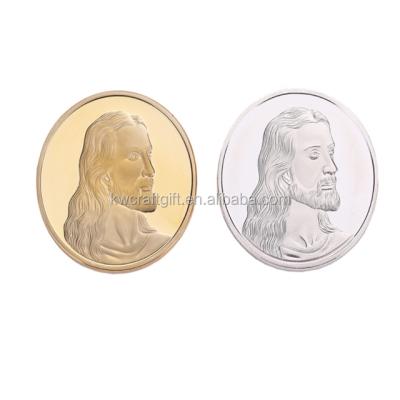 China Global Factory Direct Commemorative Metal Challenge Custom Coin With Jesus Coin Capsule for sale