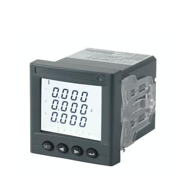 China Distribution Cabinets ACREL Black Form Multi Function Meter 3 Phase Current Ammeter AMC72L-AI3 for sale