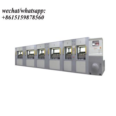 China High Quality EVA Shoe Soles Pouring Foaming Press Making Machine 360pairs/hour for sale