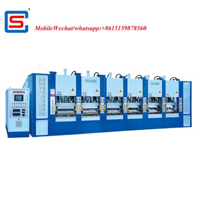 China Horizontal Foam Eva Injection Molding Machine With Servo Motor With Four 4 Injectors for sale