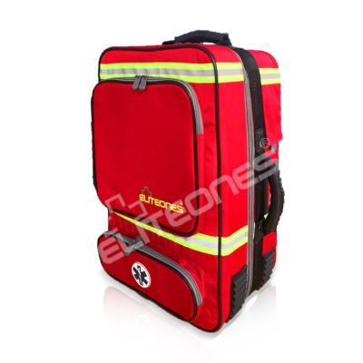 China 900D RoHS Water Repellent& Fire Proof& Fire&Dirty Anti Stain Ambulance Emergency Medical Supplies Oxygen Cylinder Bag Respiratory Water Repellent Resist Empty Emergency Backpack for sale