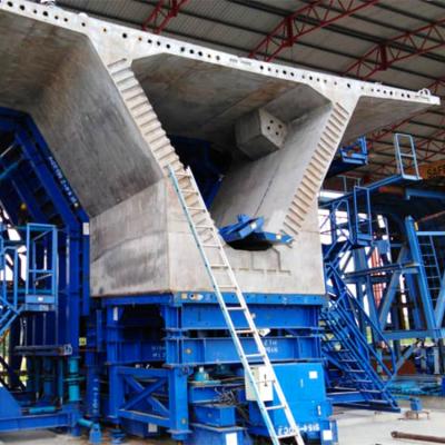 China BOYOUN Factory Yard Precast Concrete Steel Beam Segmental High Quality Steel Formwork for sale