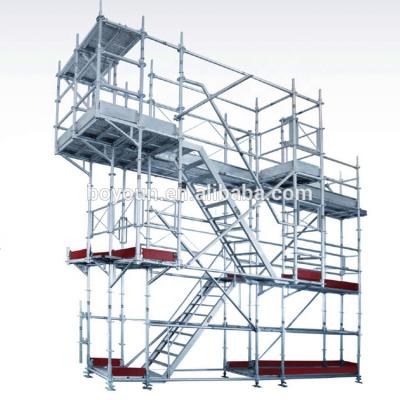 China Concrete Shoring Construction Material Ringlock System Scaffolding Prop 2.0-5.0 mm Customized Boyoun CN Galvanized; SHN package for sale