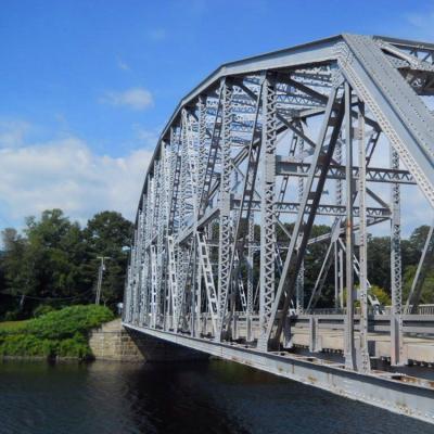 China Steel Structure Bridge Structure Long Crossing River Wide Span Bridge Prefab Heavy Fabrication Construction Metal Steel Steel Structural Decking for sale