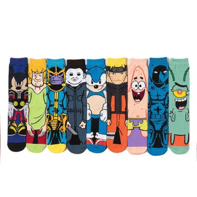 China Viable Wholes Fashion Popular Cartoon Men Bangs Cartoon Character Novelty Funky Sublimation Model Tube Bangs Man for sale