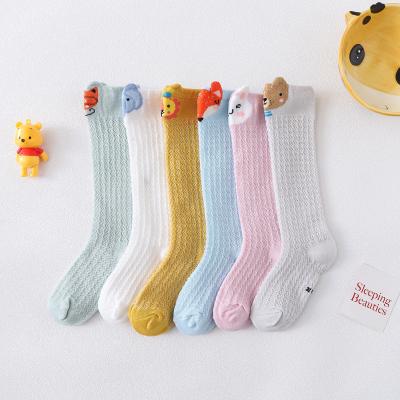 China Viable Baby Bumps Cartoon Cat Chicken Fox Elephant Bunny Bear Knee High Mesh Summer Anti Mosquito Cute Knee High Wholeslae Handsome for sale