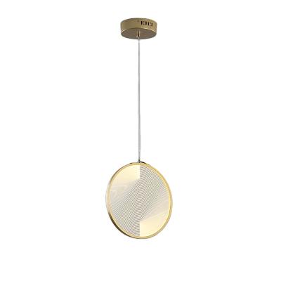 China MEEROSEE Modern Bedside Pendant Lights Rustic Pendant Lighting Ring Chandeliers Pendant Lights Modern Industrial For Home MD87133 for sale