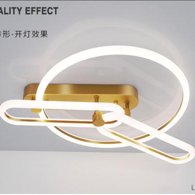 China MEEROSEE Modern Round Ceiling Lamp and Restaurant Acrylic Led Lighting Fixtures Shape Light Circular Ceiling Chandelier MD87154 for sale