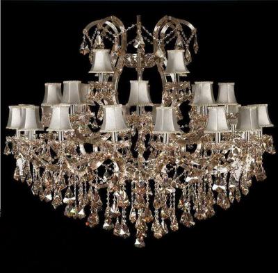 China Modern Meerosee 2021 Newest Crystal Modern Chandelier Light Classic Hanging Smoky Pendant Light Modern Glass Chandeliers Lights MD87094 for sale