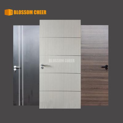 中国 Factory Outlet Panel Sound Insulation Internal Wood Melamine Panel Interior Swinging Kitchen Door 販売のため