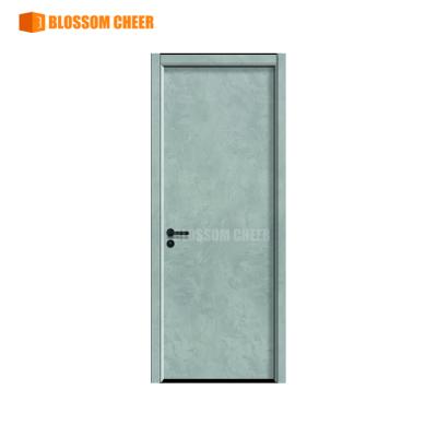 China Modern Interior Room Door Simple Design Front Door Simple Solid Wood Design for sale