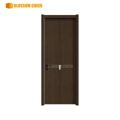 中国 2021 Flower Modern Cheer Interior Door Simple Modern Wooden Door For Bedroom 販売のため