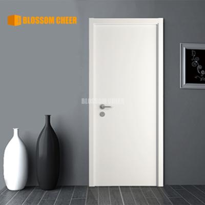 China New Modern White Interior Listing Sound Insulation Hardwood Panel Kitchen Paint Interior Doors for sale