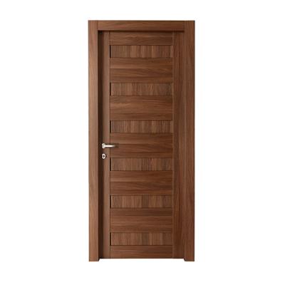 China modern design solid solid wood solid core door panel hdf wooden door for sale