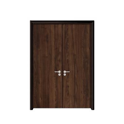 China Hotel Portas Interiores Modern Solid Wood MDF Leaf Inside Interior Panel Office Doors for sale