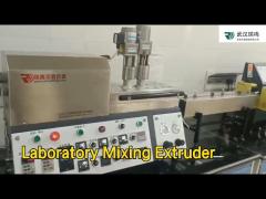 Twin Screw Laboratory Mixing Extruder 51rpm 1.5KW Heating Mini